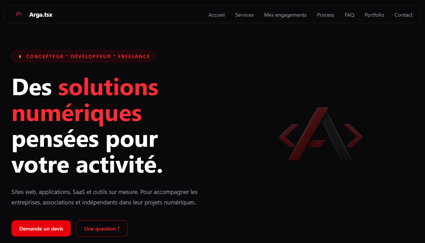 Arga.tsx Freelance